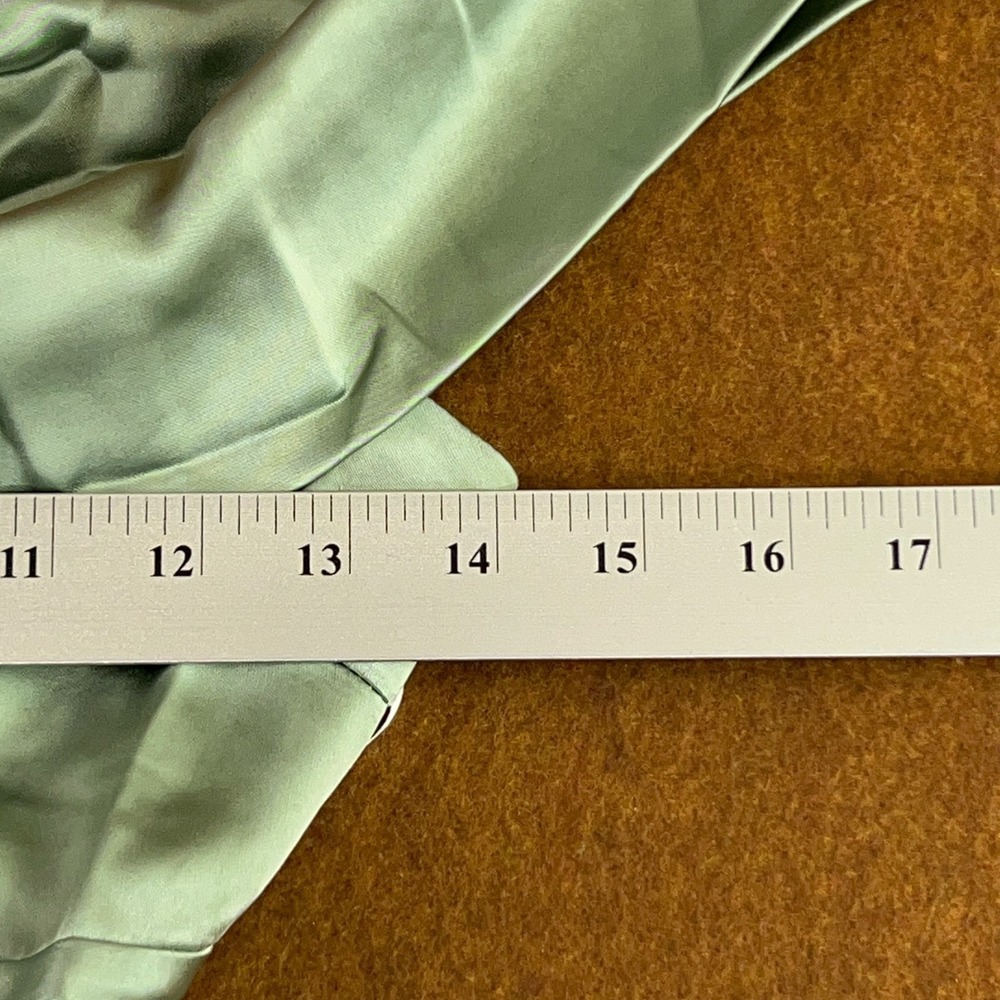 Princess Polly Womens 4 Sage Green Off The Shoulder Lined Sadee Maxi Dress NWT - Picture 12 of 15